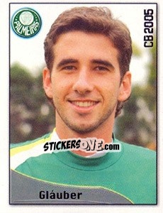 Sticker Gláuber Leandro H. Berti - Campeonato Brasileiro 2005 n. 243 - Panini