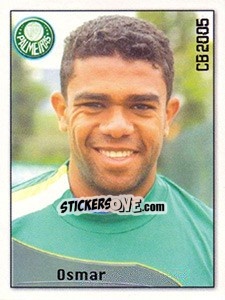 Figurina Osmar Aparecido de Azevedo - Campeonato Brasileiro 2005 - Panini