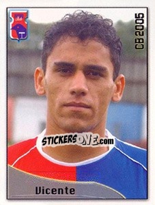Sticker Wellington Silva Vicente - Campeonato Brasileiro 2005 n. 261 - Panini