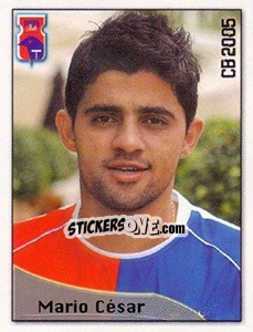 Sticker Mário César G. da Silva - Campeonato Brasileiro 2005 n. 263 - Panini
