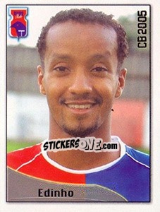Sticker Edison C. F. Polidório - Campeonato Brasileiro 2005 n. 269 - Panini