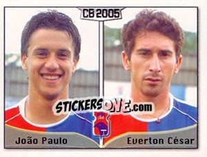 Figurina João Paulo - Everton C. Baliello - Campeonato Brasileiro 2005 - Panini