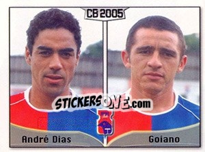 Sticker André Dias / Goiano - Campeonato Brasileiro 2005 n. 272 - Panini