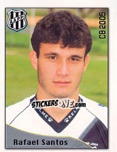 Cromo Rafael Alves dos Santos - Campeonato Brasileiro 2005 n. 293 - Panini