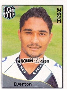 Cromo Everton Barbosa da Hora - Campeonato Brasileiro 2005 n. 297 - Panini