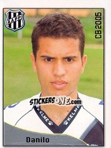 Cromo Danilo Valério Sacramento - Campeonato Brasileiro 2005 n. 300 - Panini