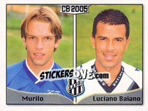 Sticker Murilo T. P. Silva / Luciano F. dos Santos - Campeonato Brasileiro 2005 n. 304 - Panini
