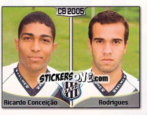 Sticker Ricardo Conceição - Rodrigues - Campeonato Brasileiro 2005 - Panini