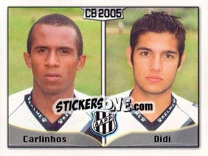 Sticker Carlos C. dos S. Filho / César A. R. Nunes - Campeonato Brasileiro 2005 - Panini