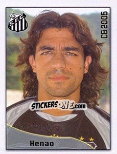Cromo Juan Carlos Henao Valencia - Campeonato Brasileiro 2005 n. 308 - Panini