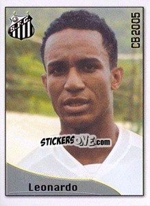 Cromo Leonardo J. Aparecido Moura - Campeonato Brasileiro 2005 - Panini