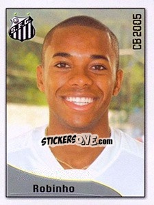 Sticker Robinho - Campeonato Brasileiro 2005 n. 318 - Panini