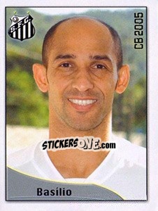 Cromo Valdeci Basílio da Silva - Campeonato Brasileiro 2005 - Panini