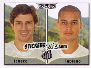 Figurina Anderson S. Luciano / Fabiano Vieira Soares - Campeonato Brasileiro 2005 - Panini