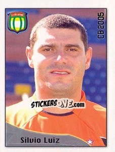 Figurina Sílvio Luiz de O. de Paula - Campeonato Brasileiro 2005 - Panini