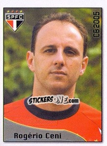 Cromo Rogério Ceni - Campeonato Brasileiro 2005 - Panini