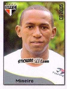 Sticker Carlos Luciano da Silva - Campeonato Brasileiro 2005 n. 347 - Panini