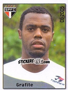 Sticker Grafite - Campeonato Brasileiro 2005 - Panini