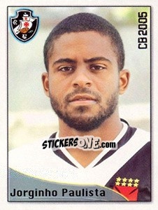 Cromo Jorginho Paulista - Campeonato Brasileiro 2005 - Panini