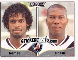 Sticker Rafael G. dos Santos / Robson V. Gonçalves - Campeonato Brasileiro 2005 n. 374 - Panini