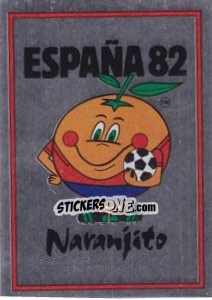 Figurina Naranjito - FIFA World Cup España 1982 - Panini