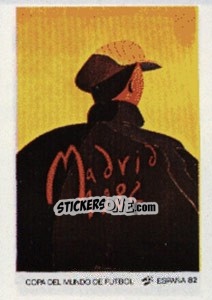 Sticker Madrid (Poster) - FIFA World Cup España 1982 n. 5 - Panini