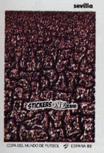 Sticker Sevilla (poster) - FIFA World Cup España 1982 n. 7 - Panini