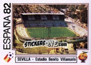 Figurina Sevilla - Estadio Benito Villamarin - FIFA World Cup España 1982 - Panini