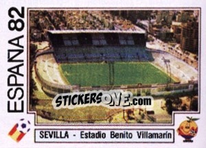 Sticker Sevilla - Estadio Benito Villamarin - FIFA World Cup España 1982 n. 16 - Panini