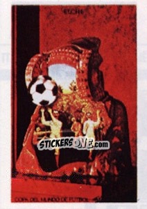 Figurina Elche (poster) - FIFA World Cup España 1982 - Panini