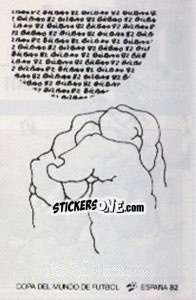 Sticker Bilbao (Poster) - FIFA World Cup España 1982 n. 20 - Panini