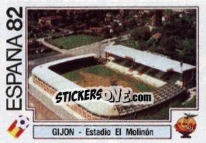Sticker Gijon - Estadio El Molinon - FIFA World Cup España 1982 n. 23 - Panini