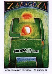 Sticker Zaragoza (poster) - FIFA World Cup España 1982 n. 29 - Panini
