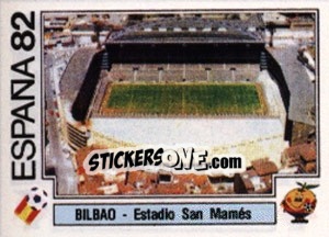 Figurina Bilbao - Estadio San Mames - FIFA World Cup España 1982 - Panini