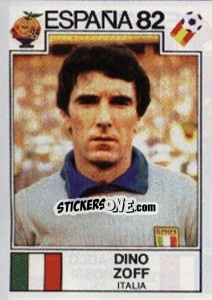 Sticker Dino Zoff - FIFA World Cup España 1982 n. 38 - Panini