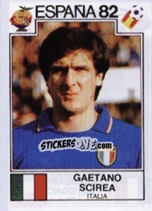 Sticker Gaetano Scirea - FIFA World Cup España 1982 - Panini