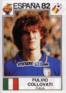 Cromo Fulvio Collovati - FIFA World Cup España 1982 - Panini