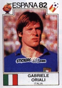 Sticker Gabriele Oriali - FIFA World Cup España 1982 n. 44 - Panini