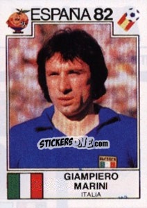 Sticker Giampiero Marini - FIFA World Cup España 1982 - Panini