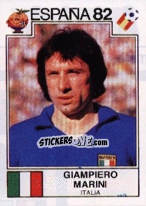 Figurina Giampiero Marini - FIFA World Cup España 1982 n. 45 - Panini