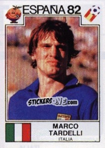 Sticker Marco Tardelli - FIFA World Cup España 1982 n. 46 - Panini