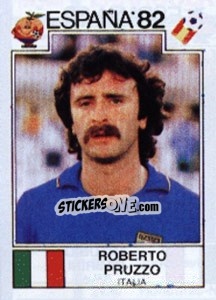 Sticker Roberto Pruzzo - FIFA World Cup España 1982 n. 51 - Panini