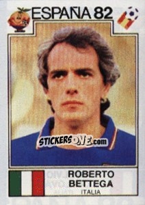 Sticker Roberto Bettega - FIFA World Cup España 1982 n. 53 - Panini