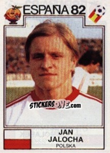 Sticker Jan Jalocha - FIFA World Cup España 1982 - Panini