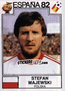 Cromo Stefan Majewski - FIFA World Cup España 1982 - Panini