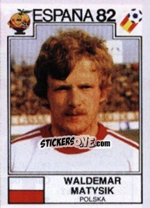 Sticker Waldemar Matysik - FIFA World Cup España 1982 - Panini
