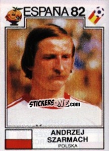 Sticker Andrzej Szarmach - FIFA World Cup España 1982 n. 68 - Panini