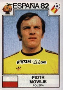 Sticker Piotr Mowlik - FIFA World Cup España 1982 n. 71 - Panini