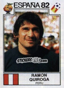 Cromo Ramon Quiroga - FIFA World Cup España 1982 - Panini