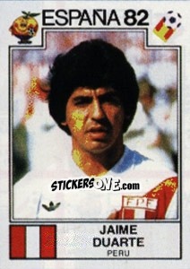 Figurina Jaime Duarte - FIFA World Cup España 1982 - Panini